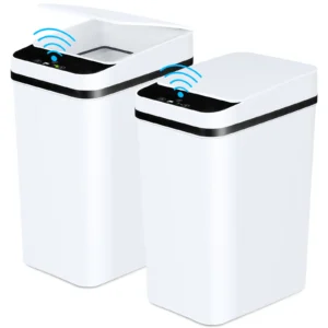 2 Pack 12L Bathroom Automatic Trash Cans